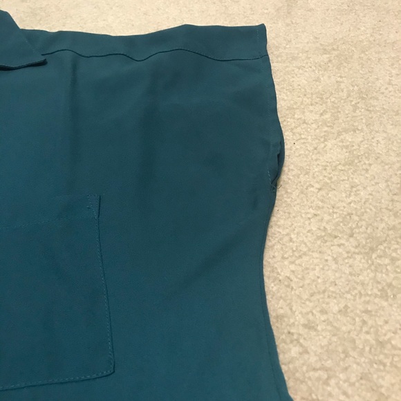 Forest Green Blouse - Picture 4 of 4